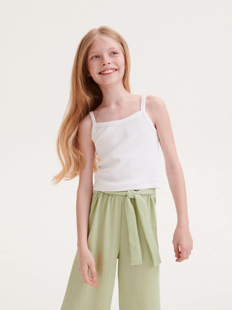 Cami top - white - RESERVED - 2
