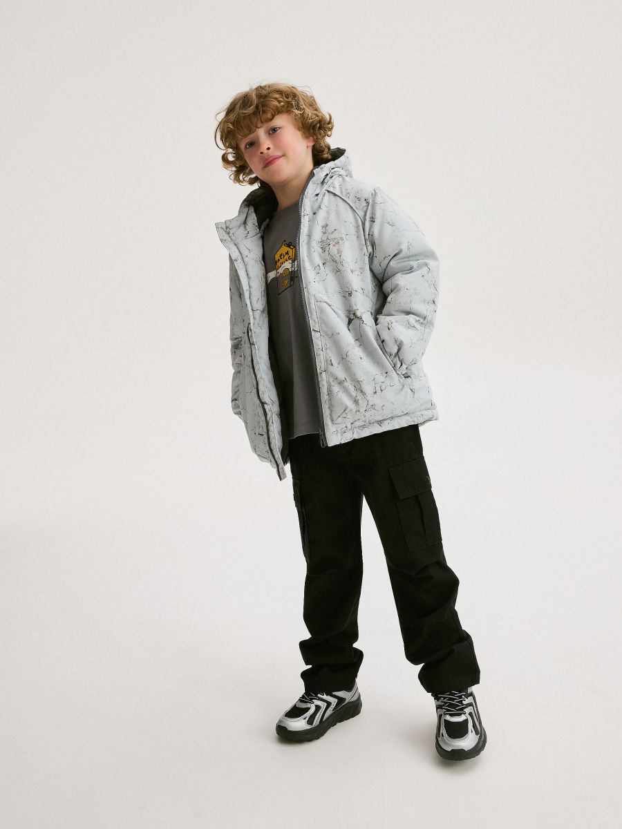 Hooded jacket - light grey - RESERVED - 2