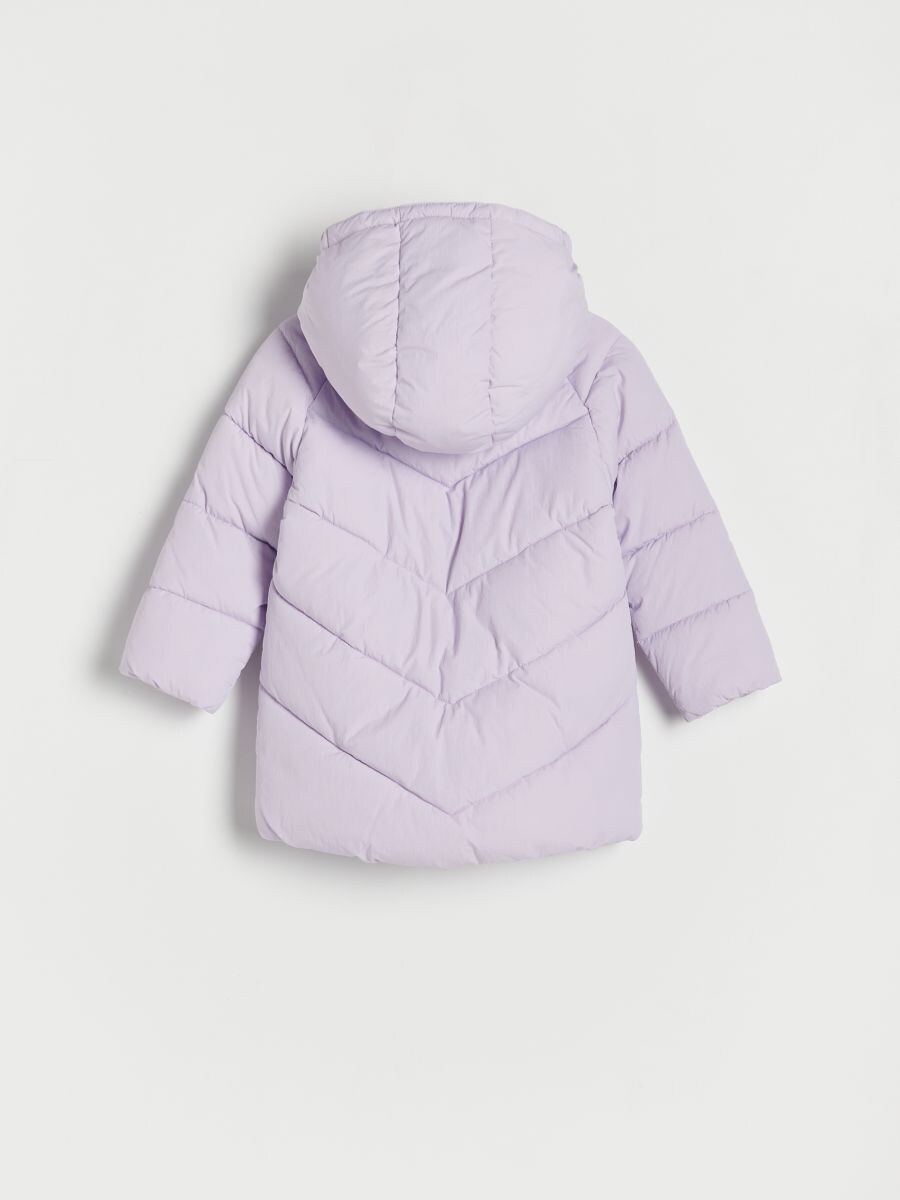 Quilted jacket with recycled fabric insulation - lavender - RESERVED - 5