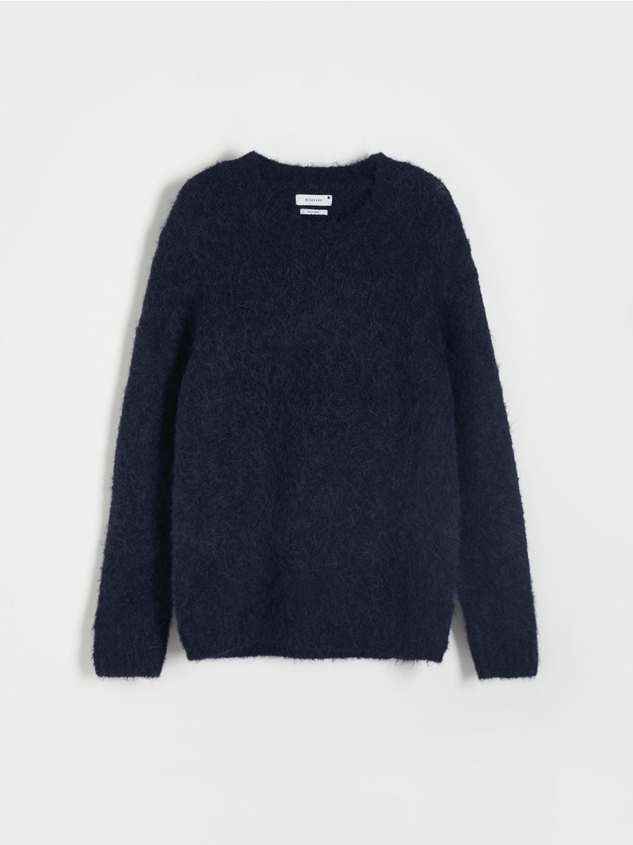 MEN`S SWEATER - тъмносин - RESERVED