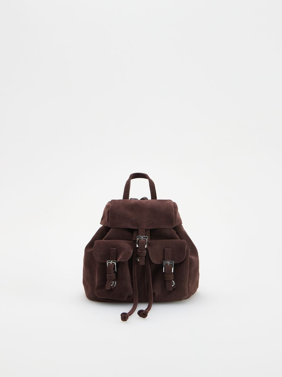 LADIES` RUCKSACK - tamnosmeđe - RESERVED