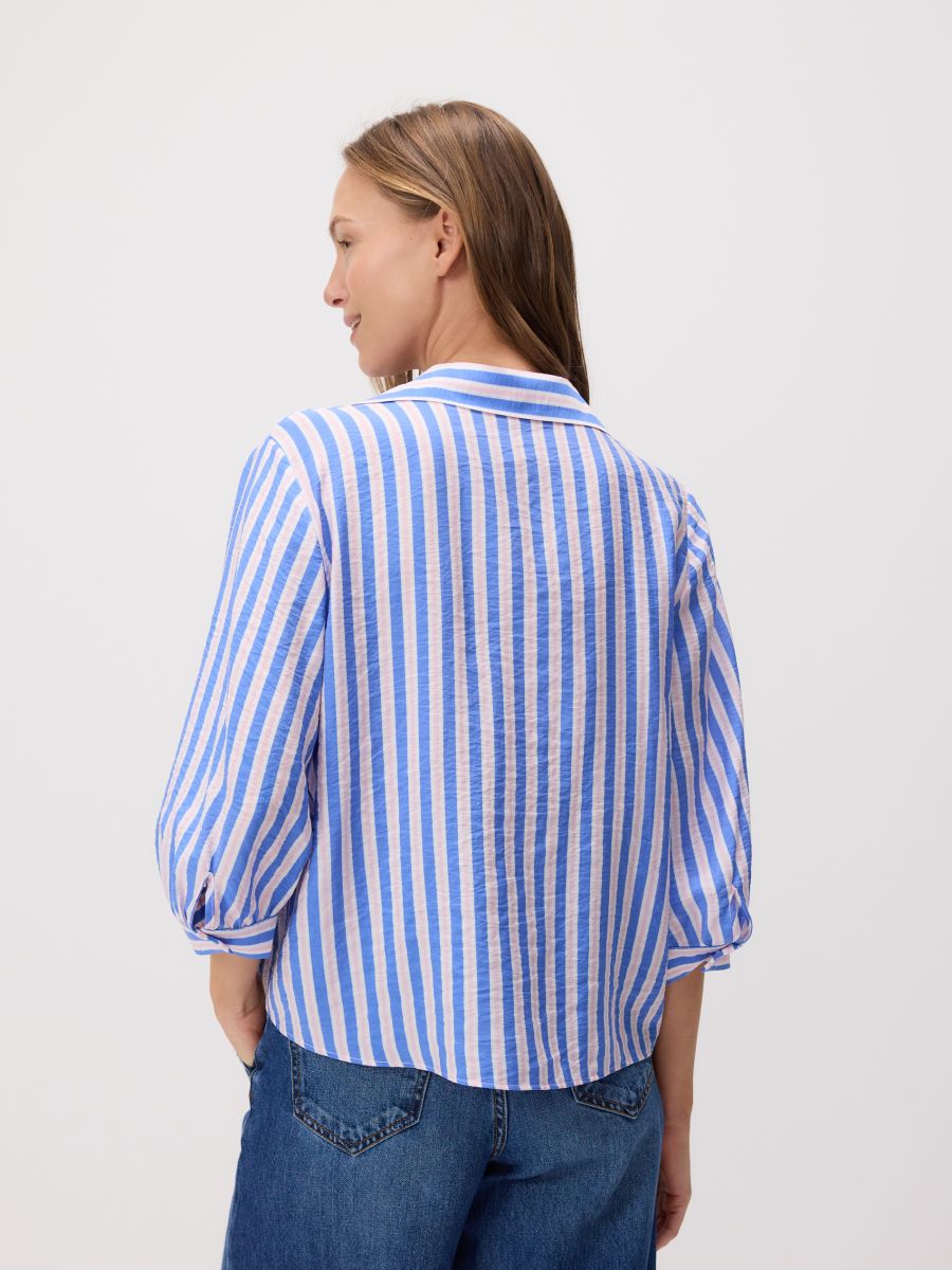 Viscose shirt with print - multicolor - RESERVED - 2