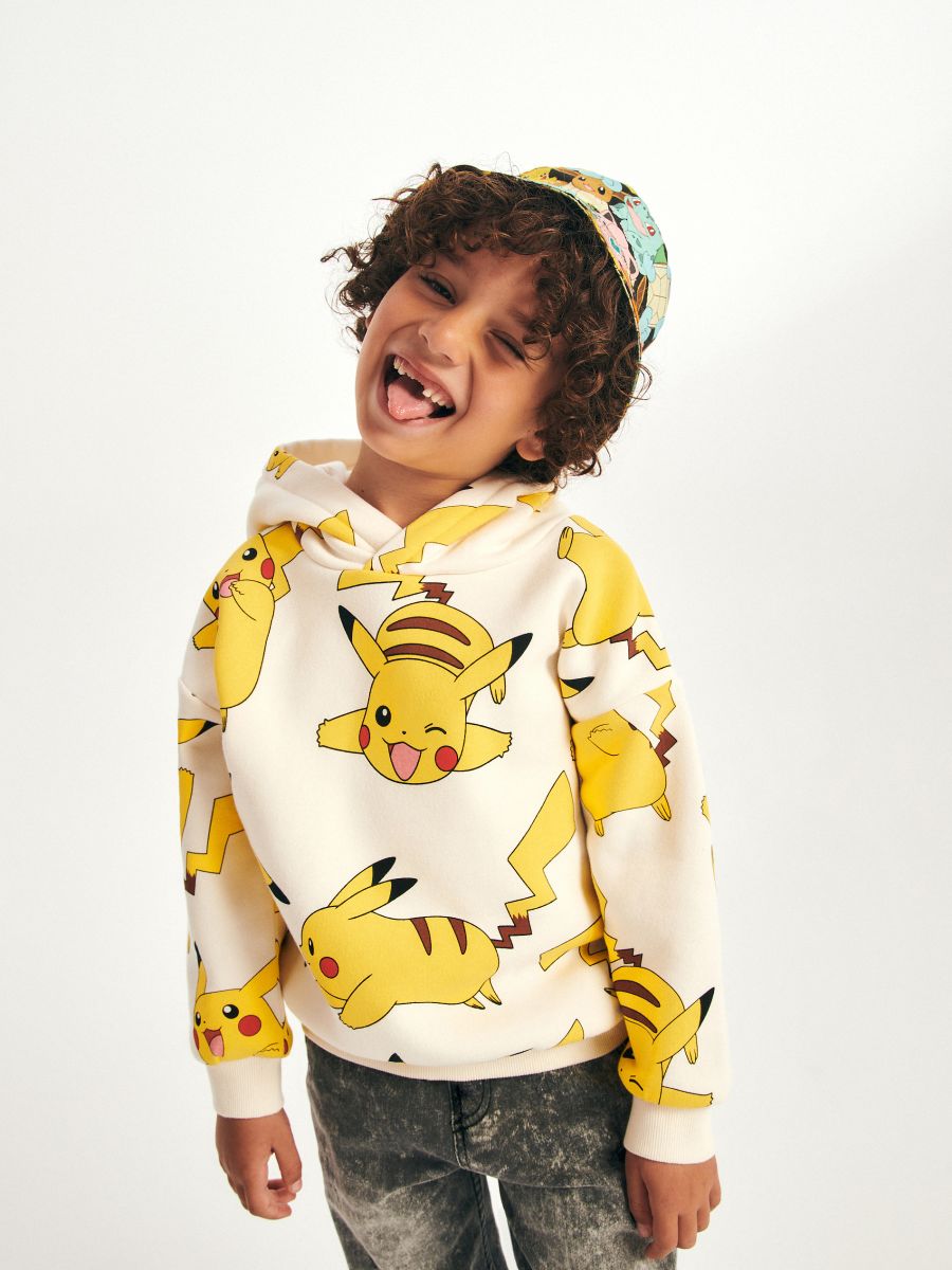 Hoodie mit Pokémon-Print - weiß - RESERVED