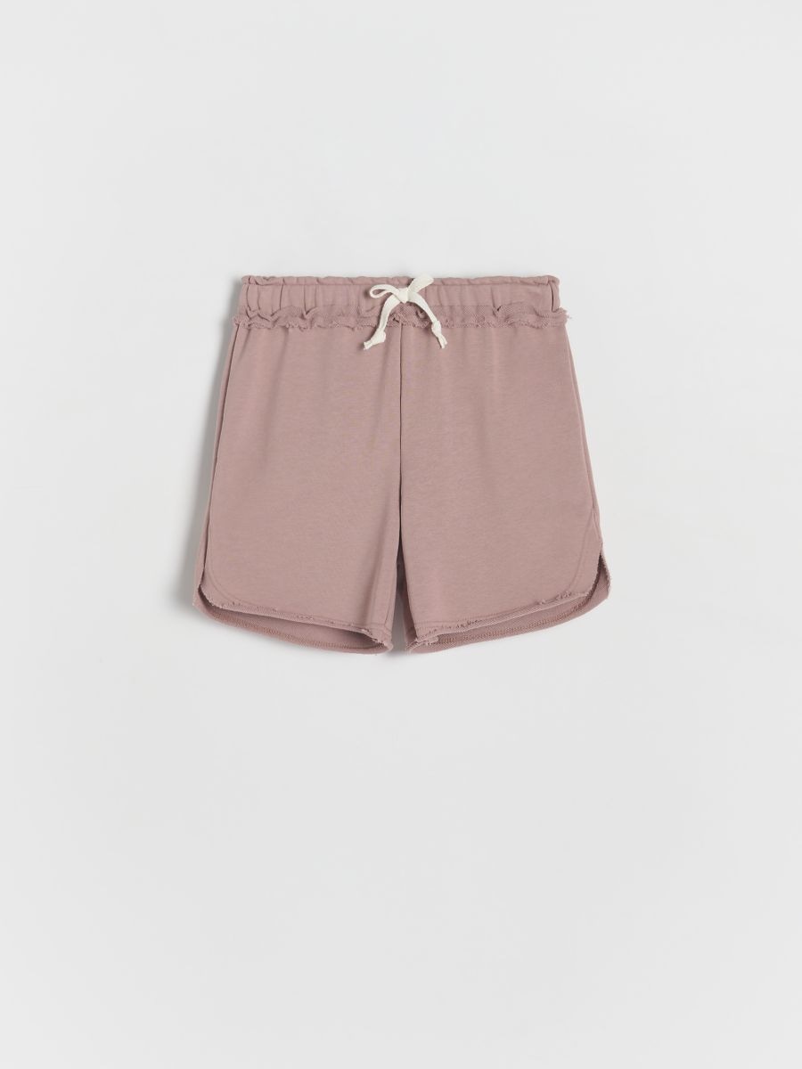 Cotton shorts - mauve - RESERVED