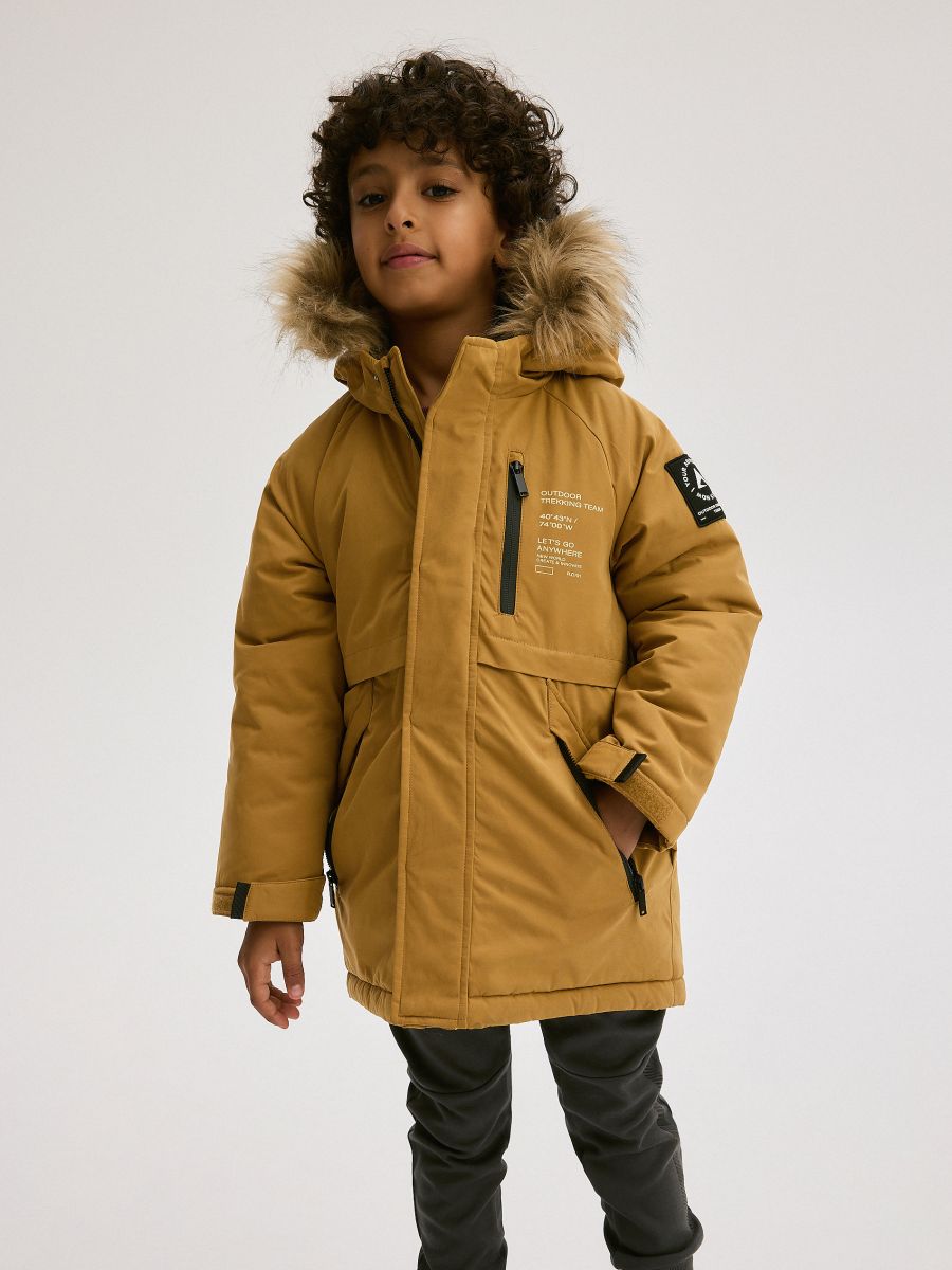 BOYS` COAT - GOUDBRUIN - RESERVED