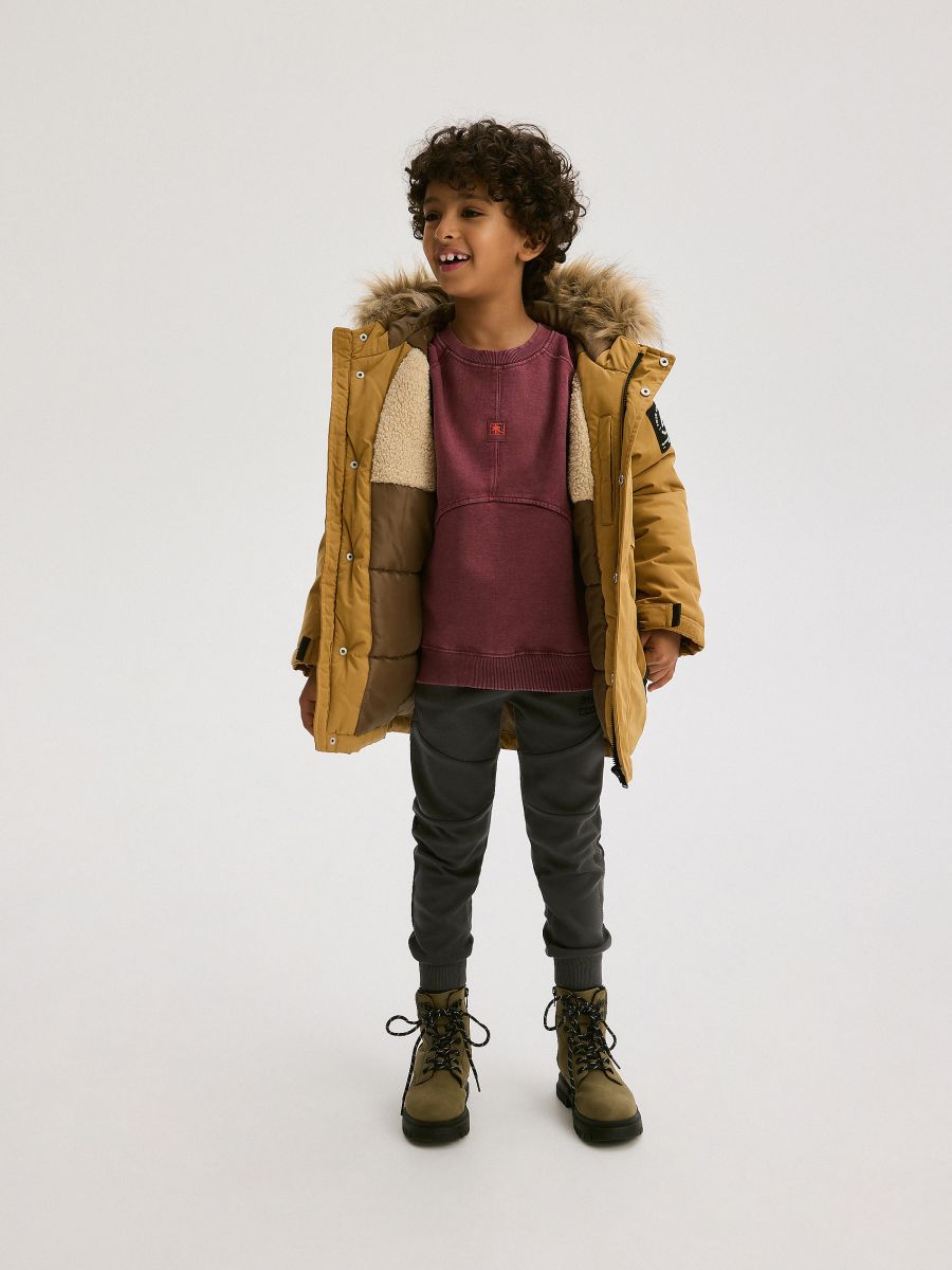 Parkajacke - goldbraun - RESERVED - 4