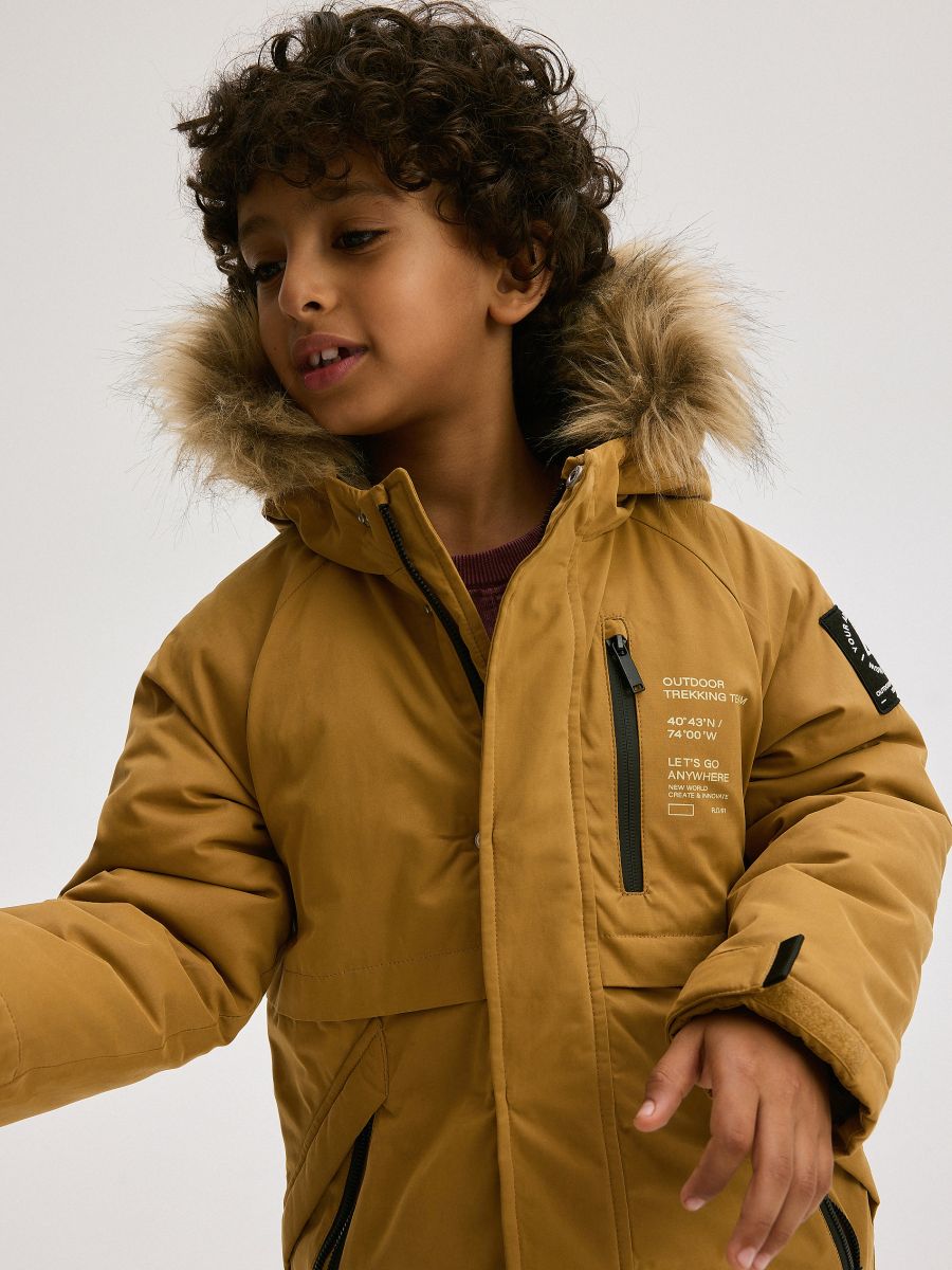 Parkajacke - goldbraun - RESERVED - 5