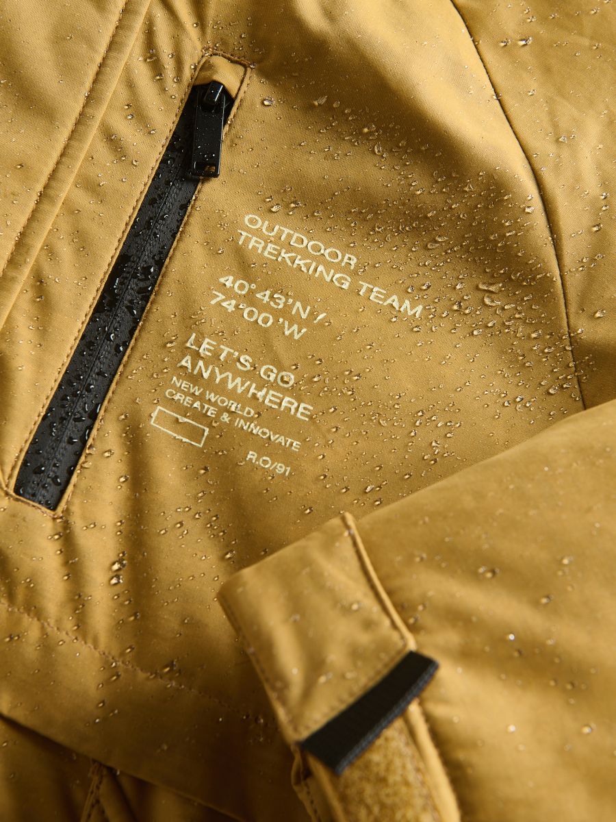 Parkajacke - goldbraun - RESERVED - 9