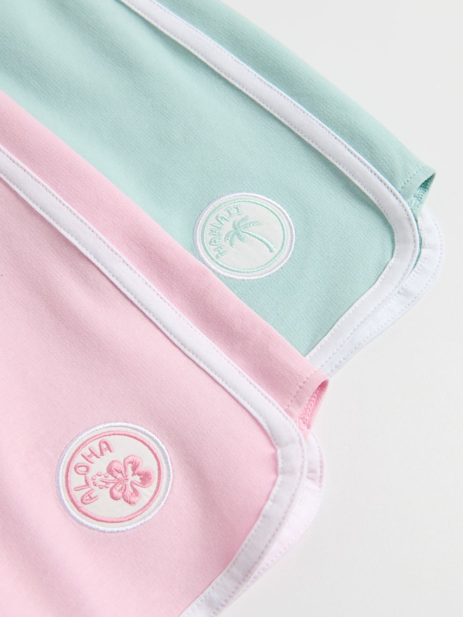 Embroidered skirt - pale turquoise - RESERVED - 5