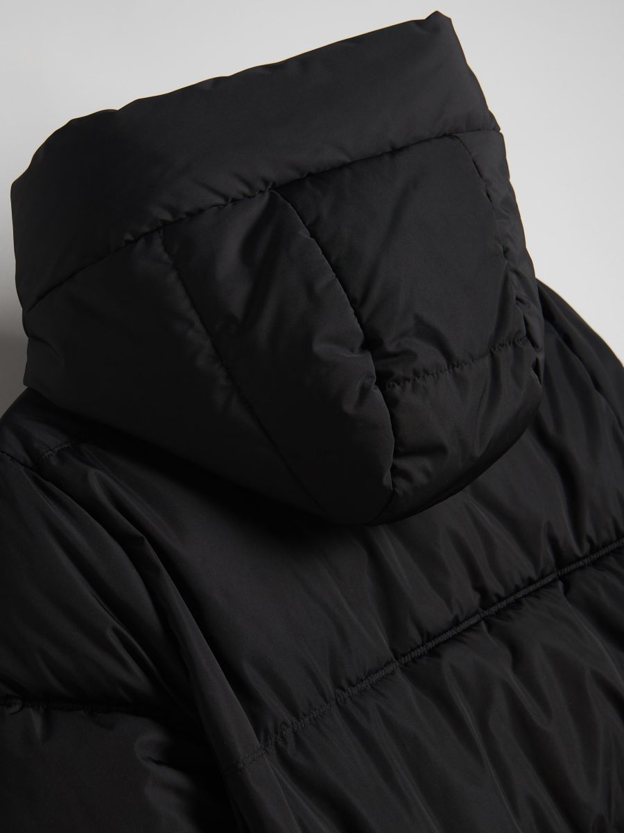 Quilted jacket with hood - black - RESERVED - 5