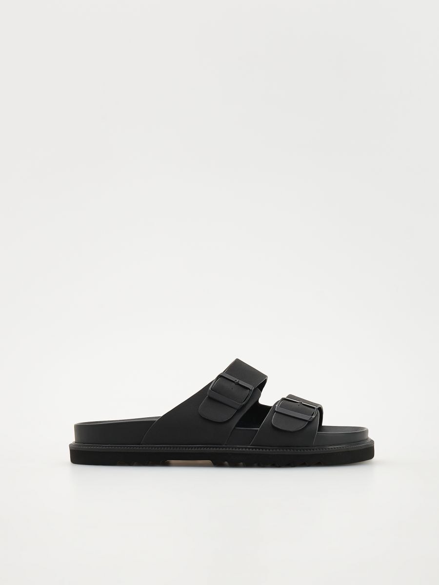 Sliders with straps - black - RESERVED - 3