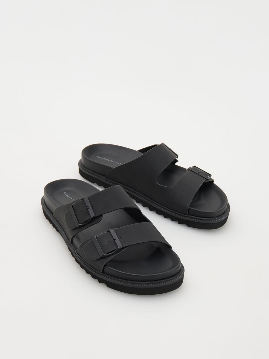 MEN`S STRAPPY SANDALS - crno - RESERVED