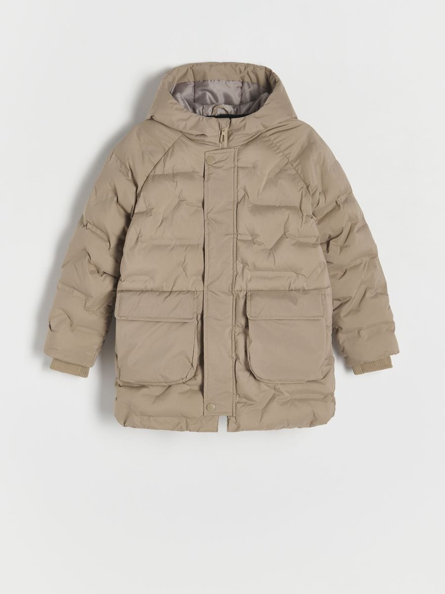 BOYS` COAT - bež - RESERVED