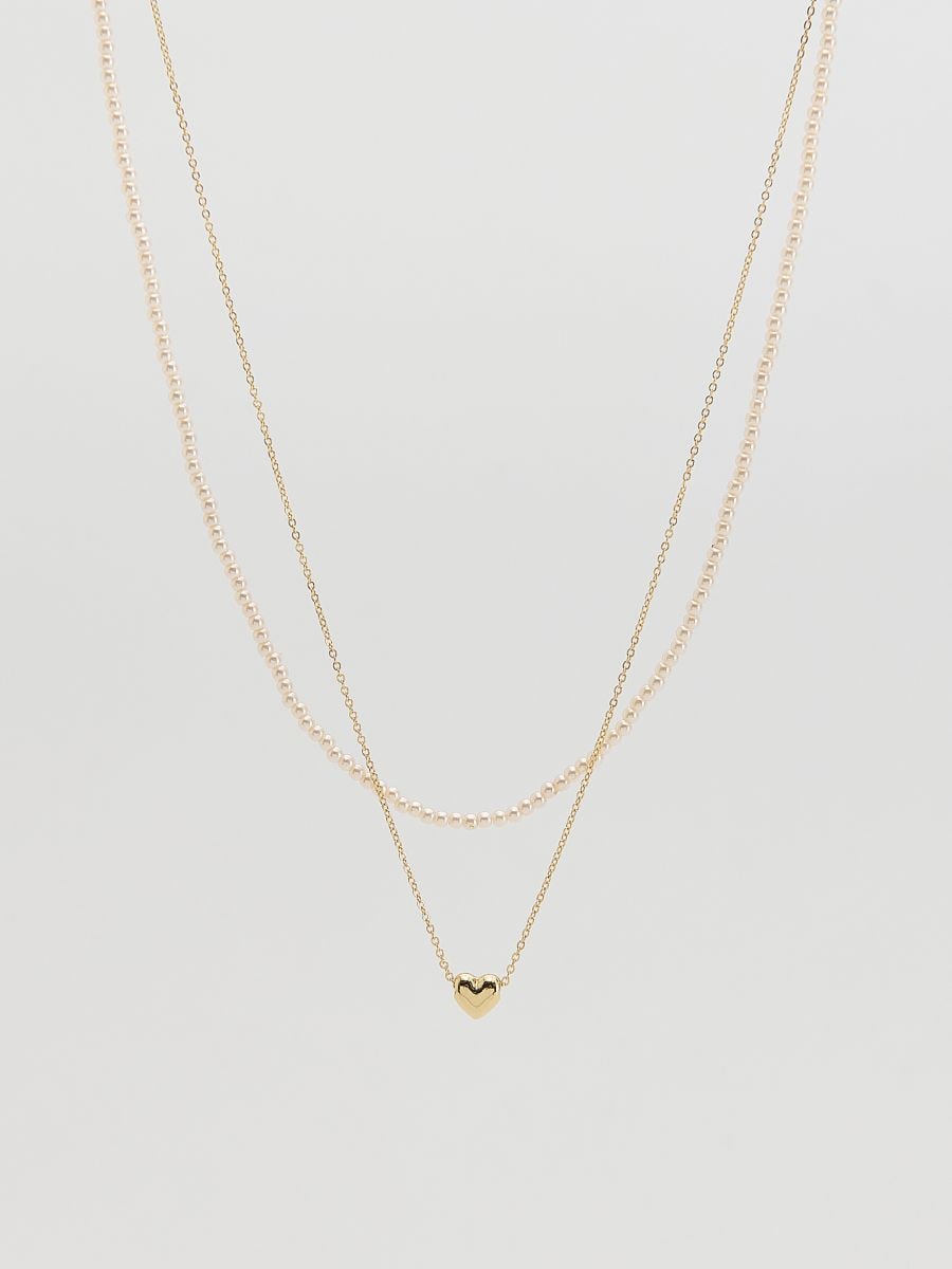 Necklace Set - white - RESERVED