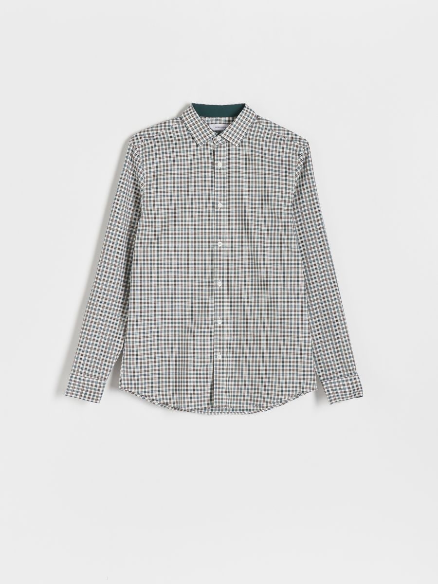 Koszula regular fit w kratę - wielobarwny - RESERVED - 5