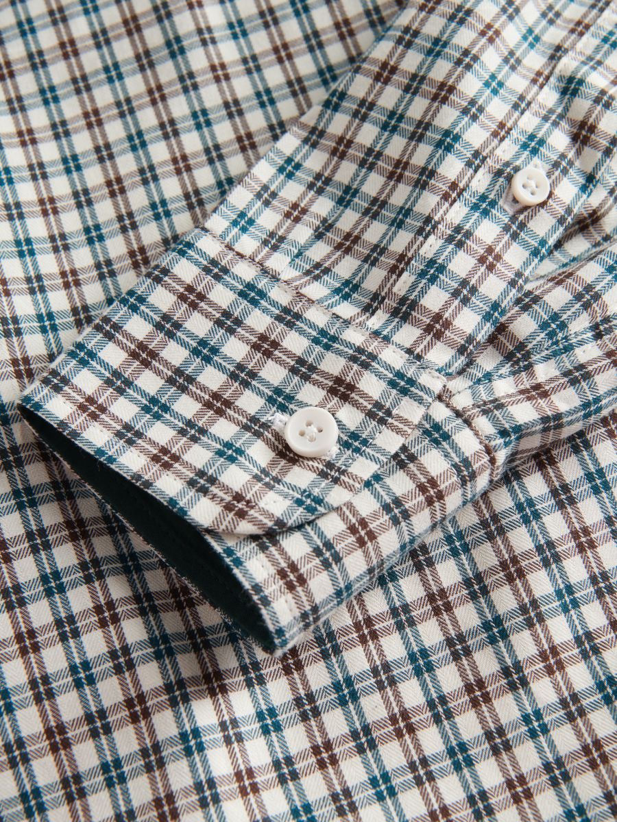 Koszula regular fit w kratę - wielobarwny - RESERVED - 6