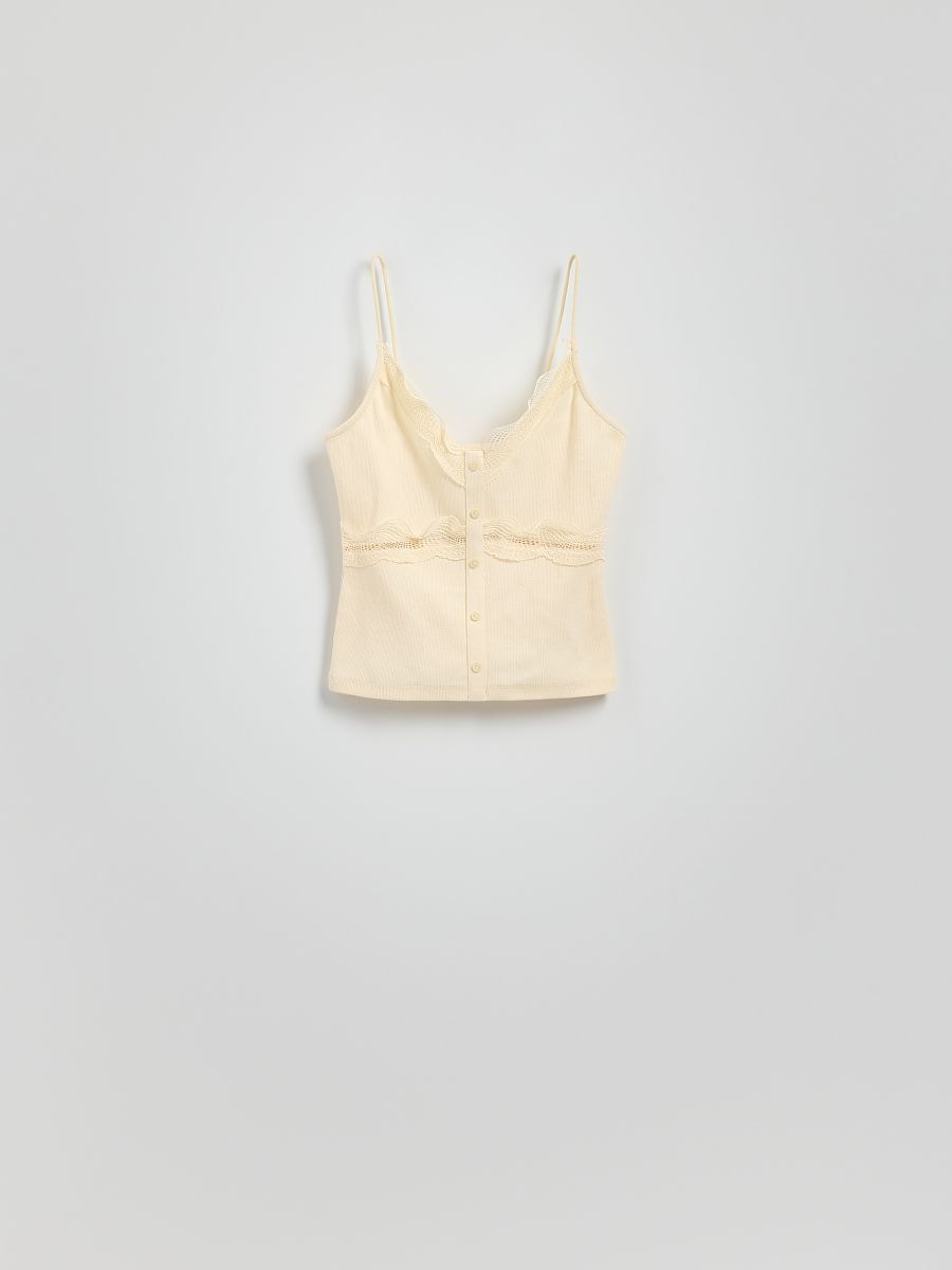 Cami top - wheat - RESERVED - 5