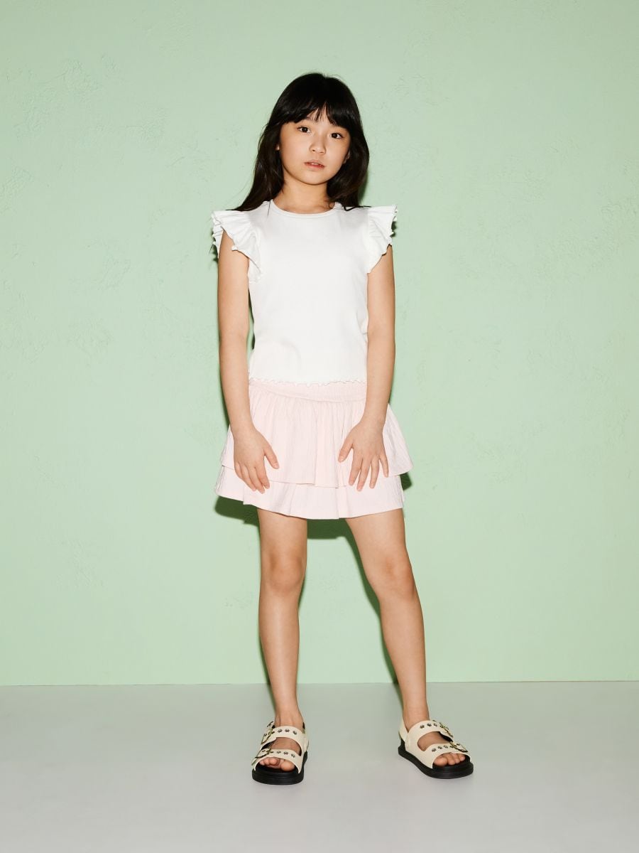 Skort - pastel pink - RESERVED - 3