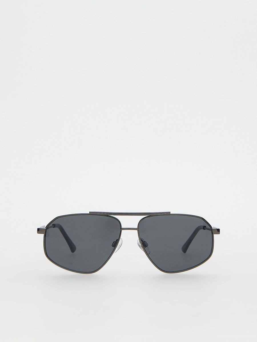 Sluneční brýle aviator - tmavě šedá - RESERVED