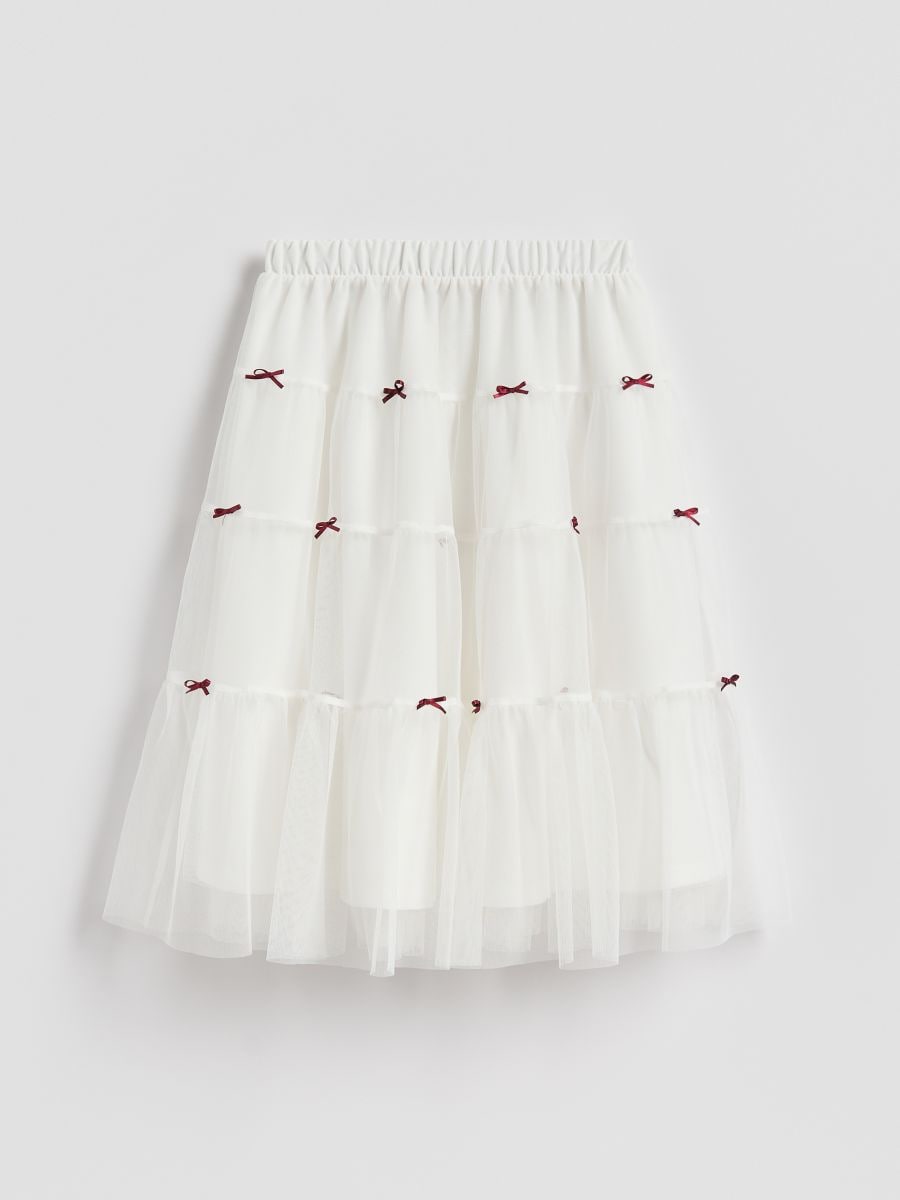 GIRLS` SKIRT - cream - RESERVED