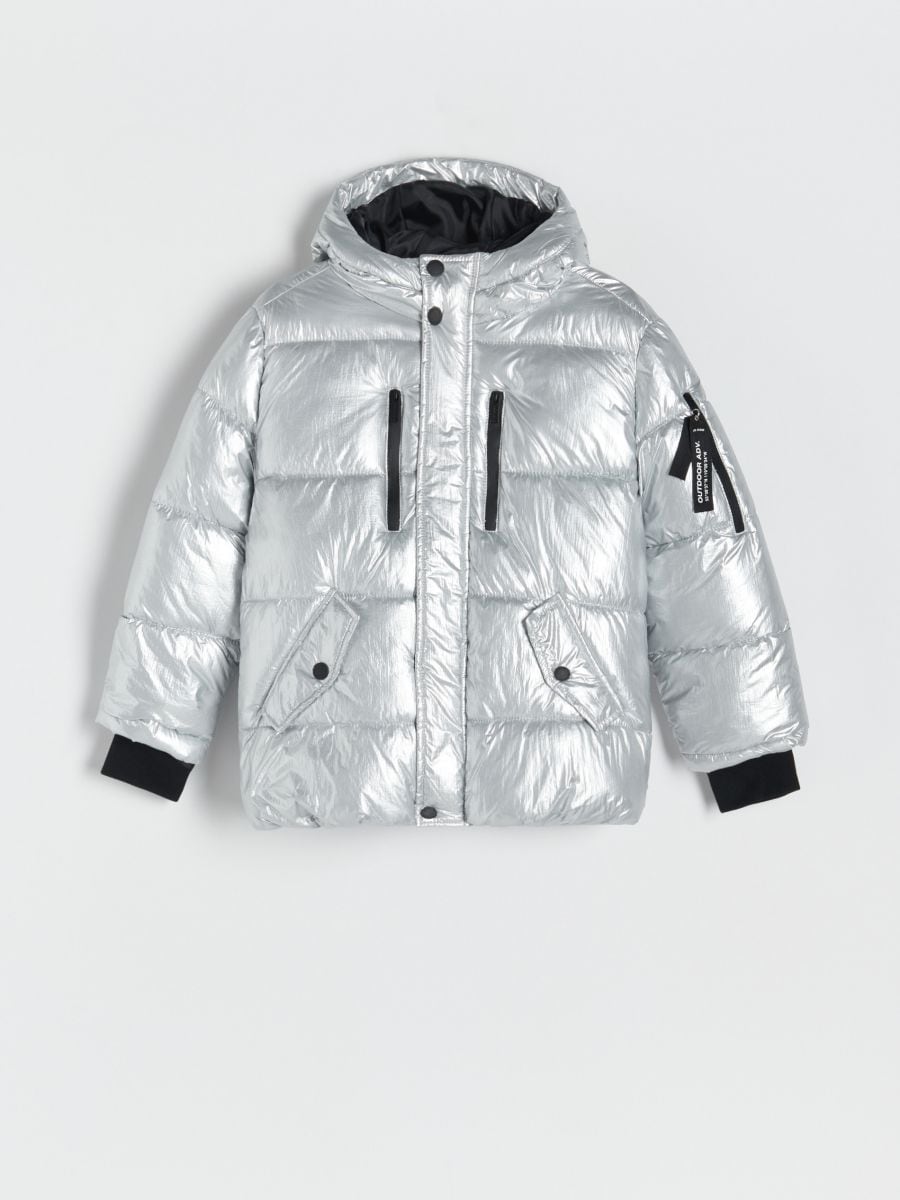 Hooded jacket Color light grey - RESERVED - 4160N-09X