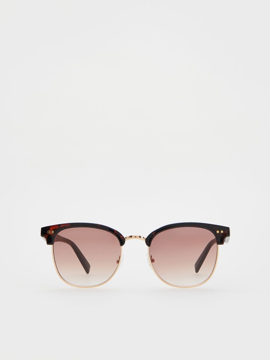 Okulary przeciwsłoneczne - brązowy - RESERVED