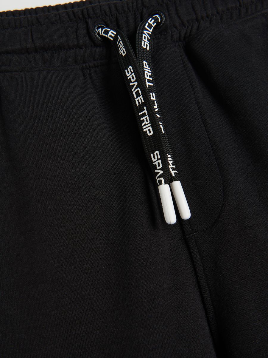 Sweatpants with reflective elements - black - RESERVED - 4