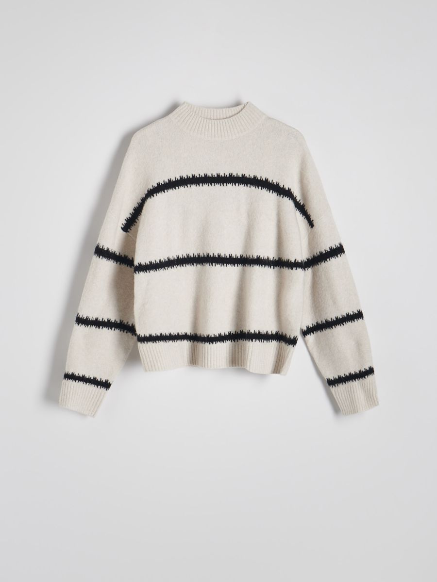 Stripe wool blend jumper - multicolor - RESERVED - 5