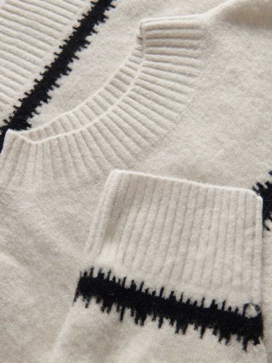 Stripe wool blend jumper - multicolor - RESERVED - 6