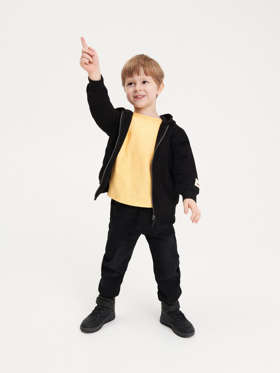 Elastic jogger jeans - black - RESERVED - 4