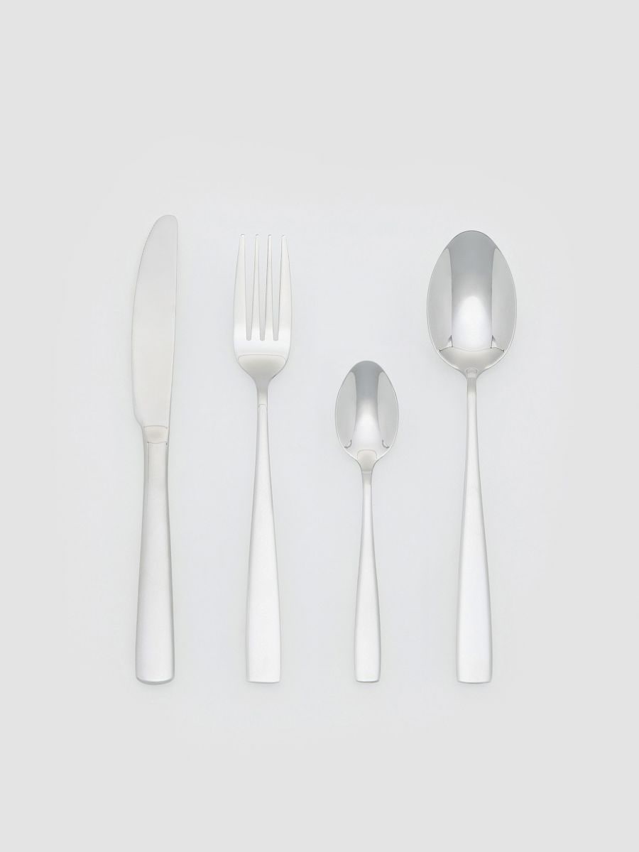 Komplet pribora za jelo (4 komada) - srebrna - RESERVED
