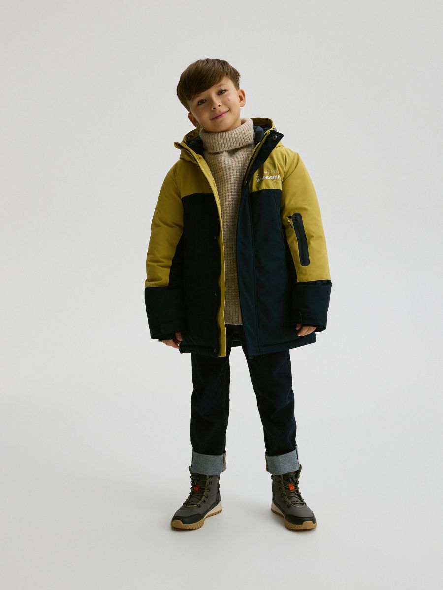 Insulated jacket with hood - navy - RESERVED - 3