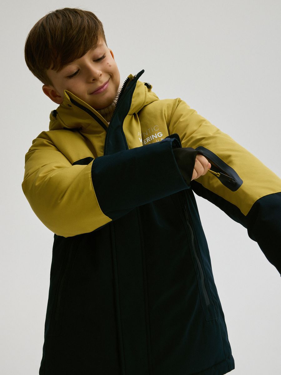 Insulated jacket with hood - navy - RESERVED - 4
