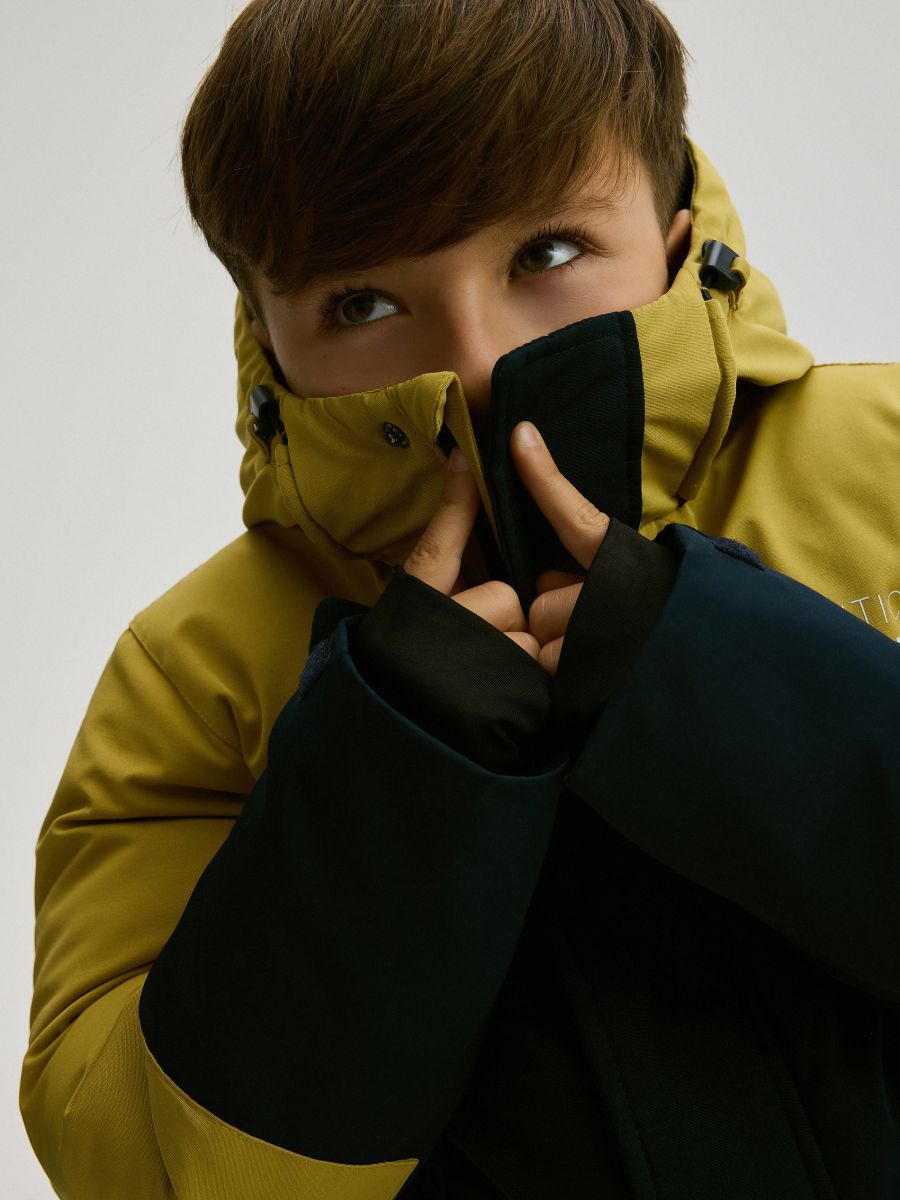 Insulated jacket with hood - navy - RESERVED - 5