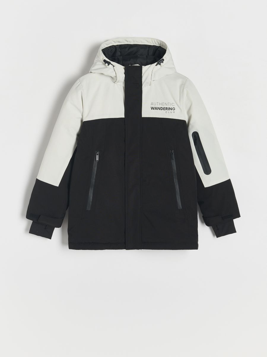 Insulated jacket with hood - black - RESERVED - 2