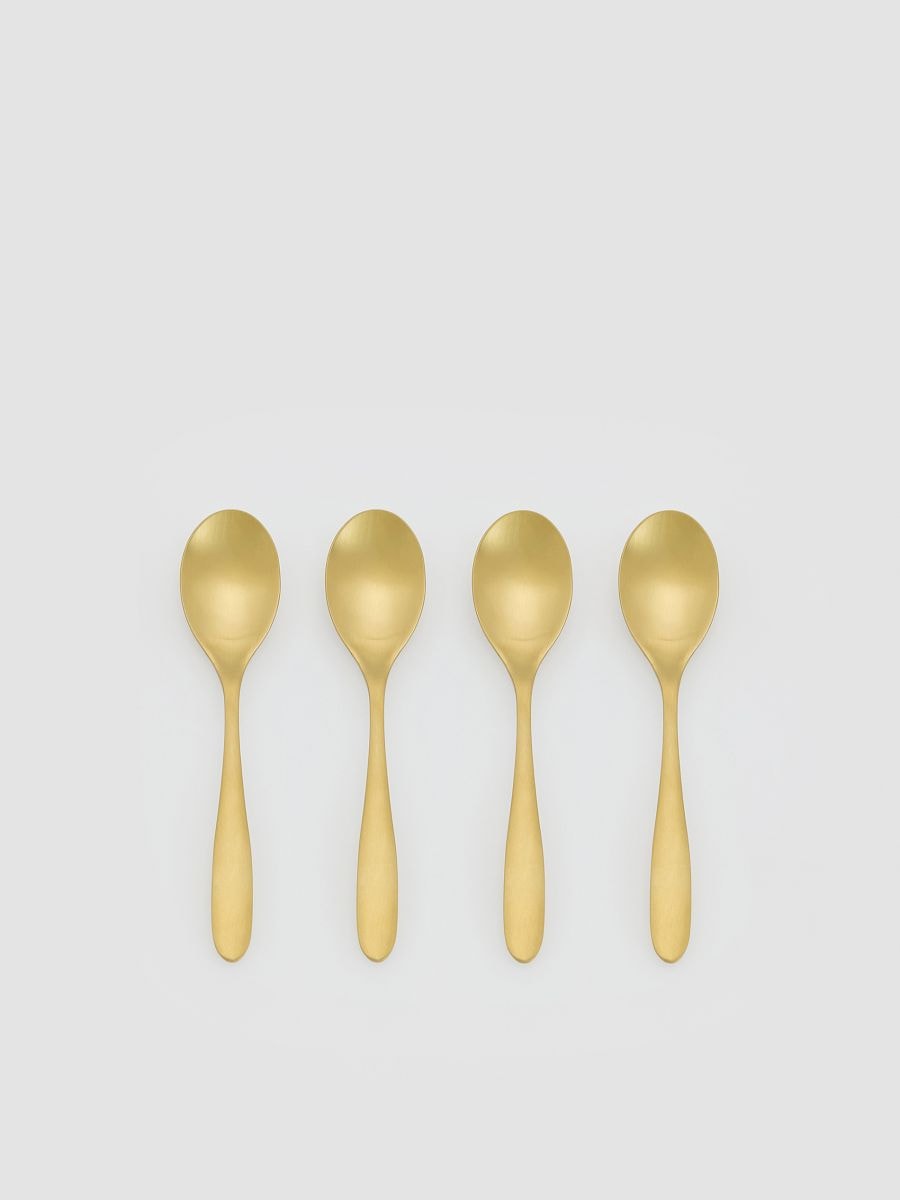 Spoons 4 pack - golden - RESERVED