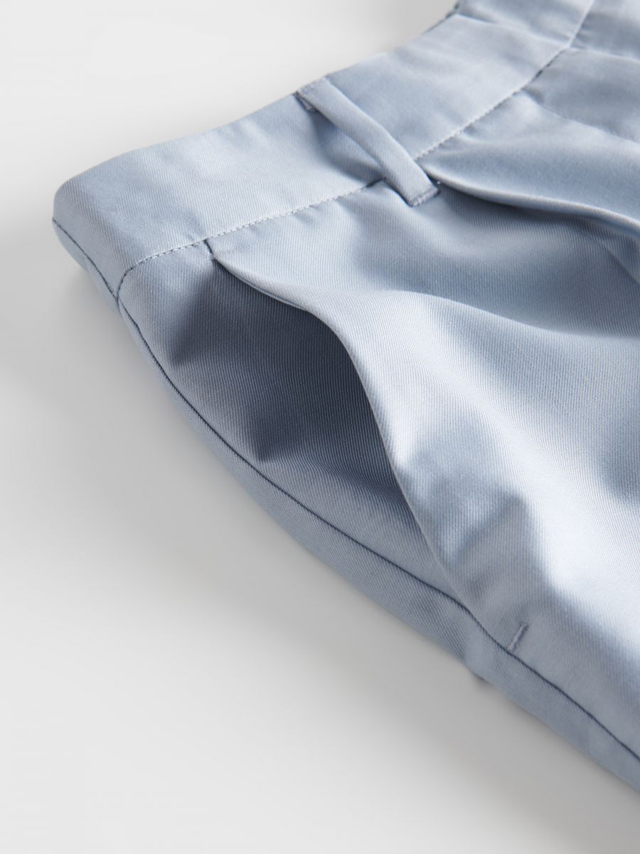 Trousers with pressed crease - pale blue - RESERVED - 5