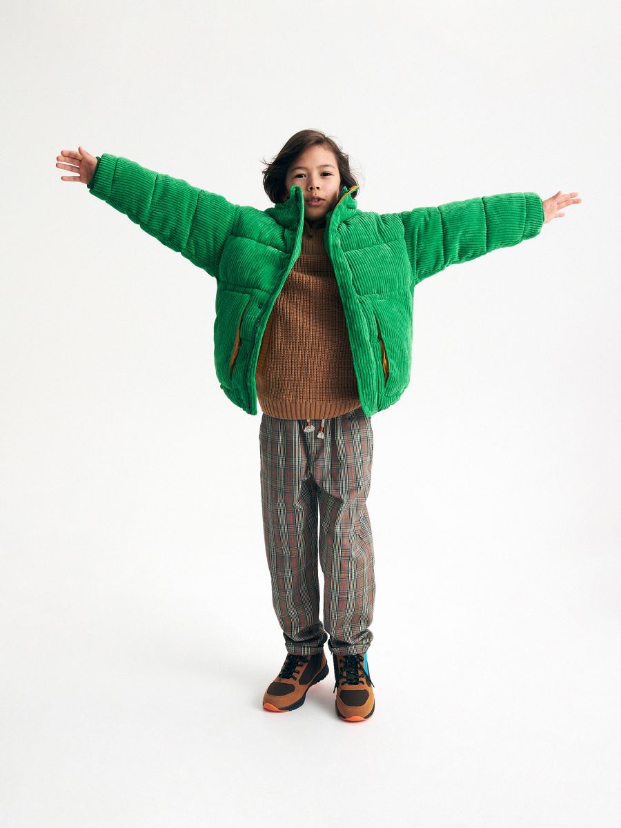Insulated corduroy jacket - green - RESERVED - 5