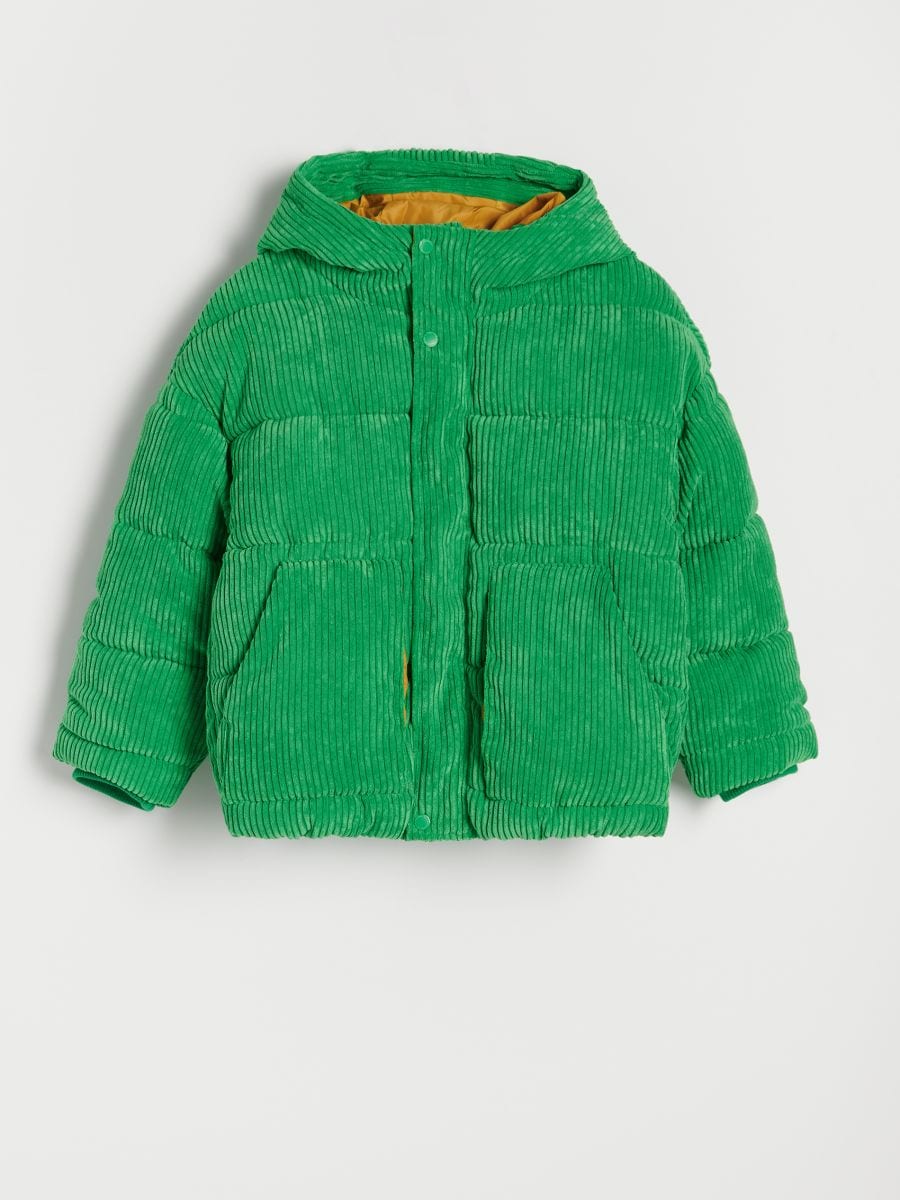 Insulated corduroy jacket - green - RESERVED - 2
