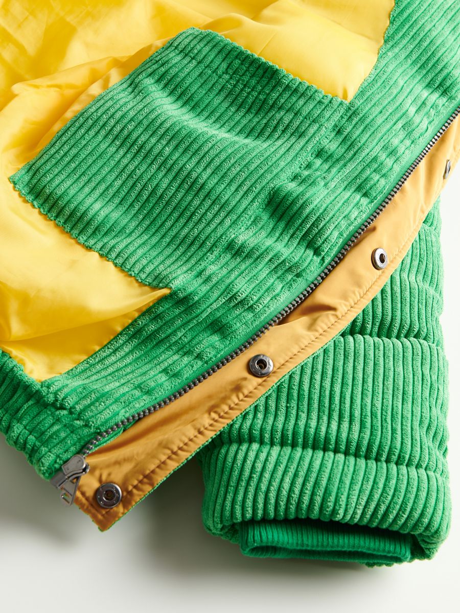 Insulated corduroy jacket - green - RESERVED - 7