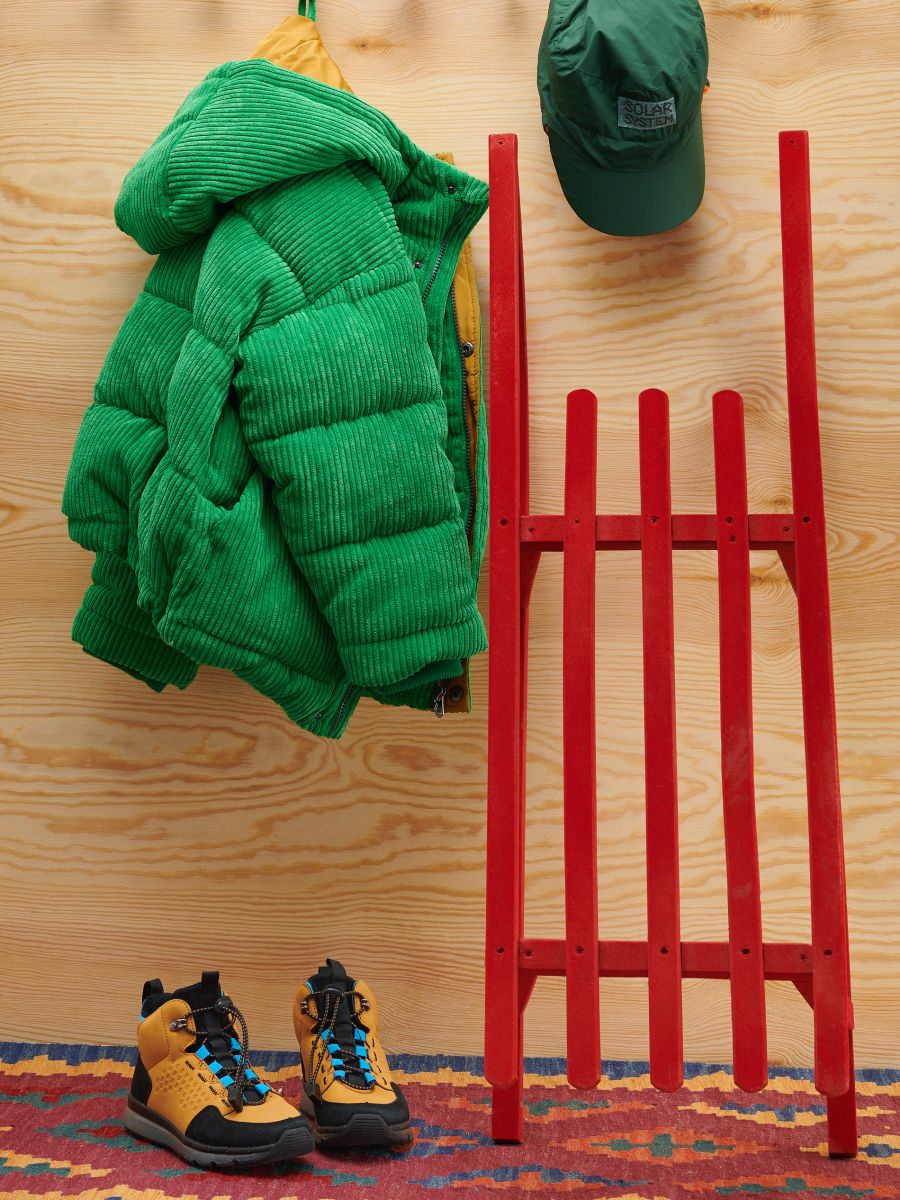 Insulated corduroy jacket - green - RESERVED - 3