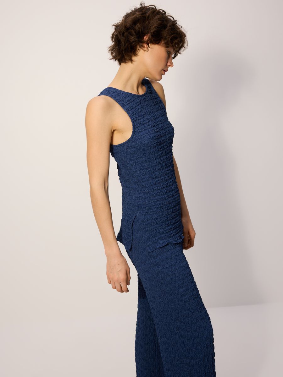 Knit tank top - navy - RESERVED - 4