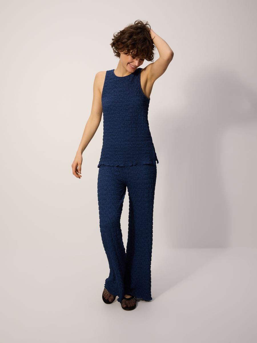 Knit tank top - navy - RESERVED - 3