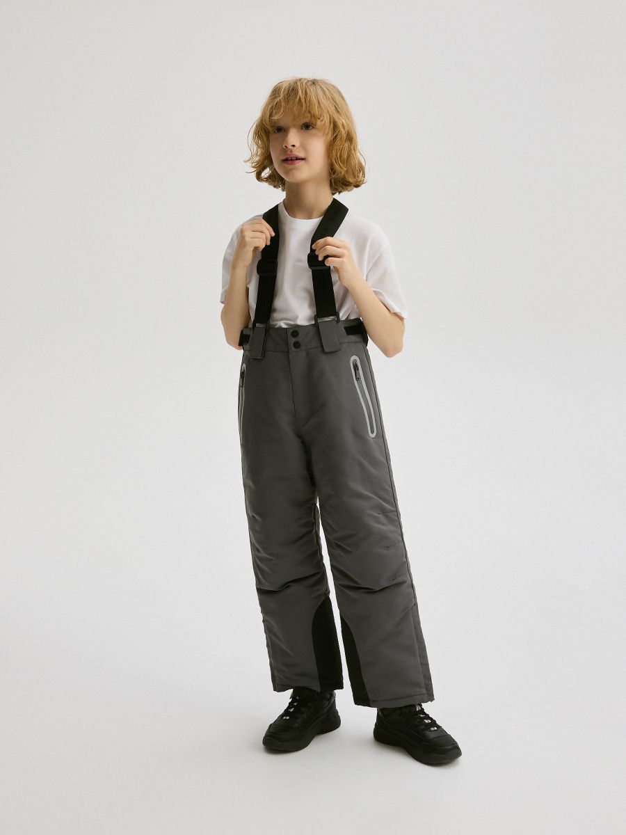 BOYS` TROUSERS - dunkelgrau - RESERVED