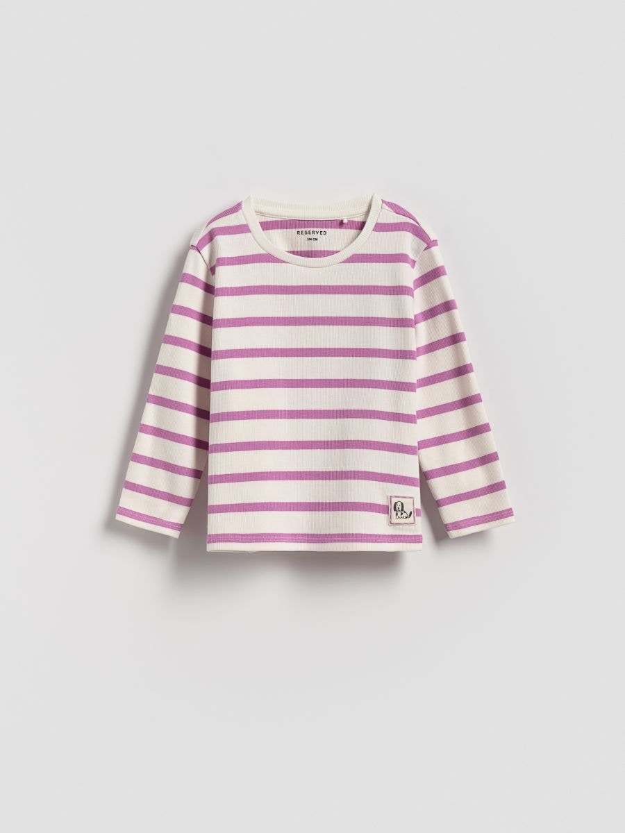 Stripe blouse - cream - RESERVED