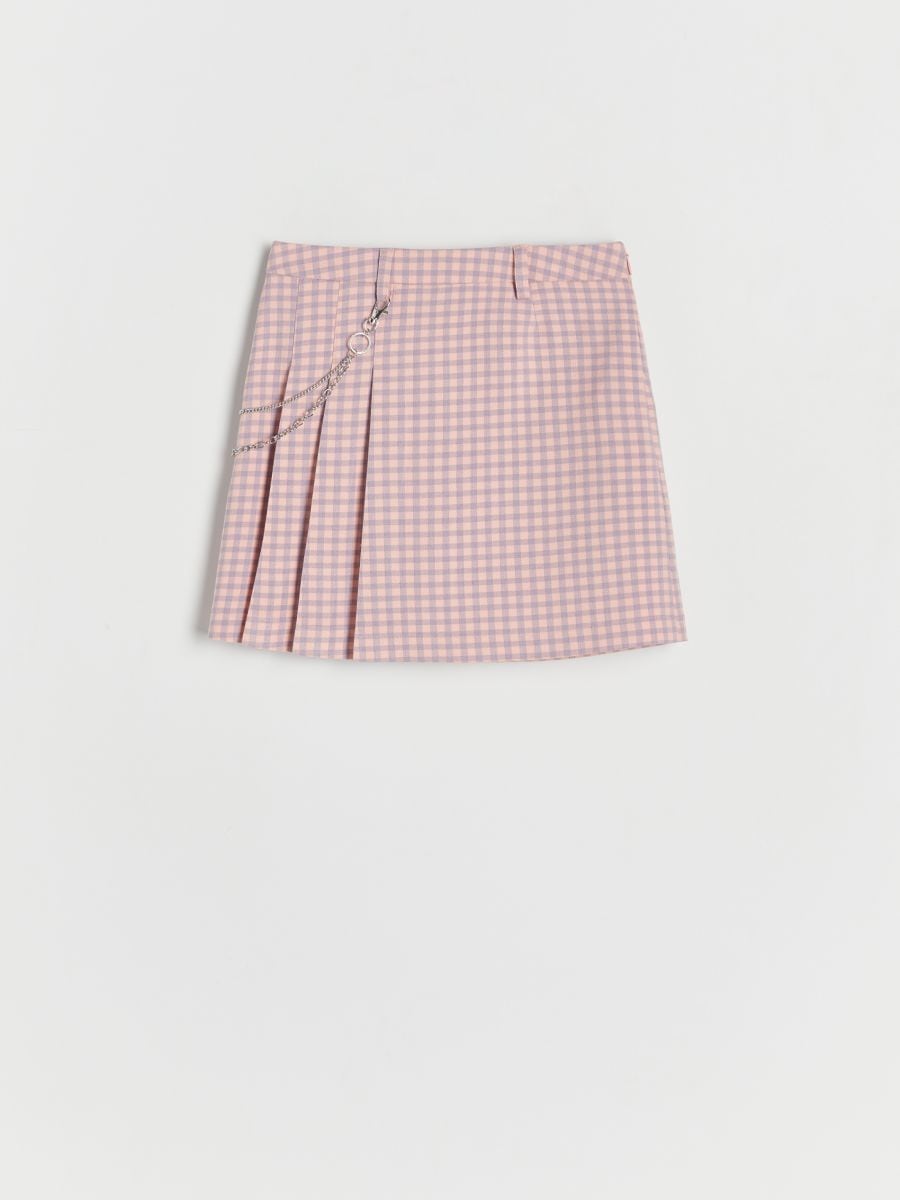 Skirt with chain detail - multicolor - RESERVED - 5