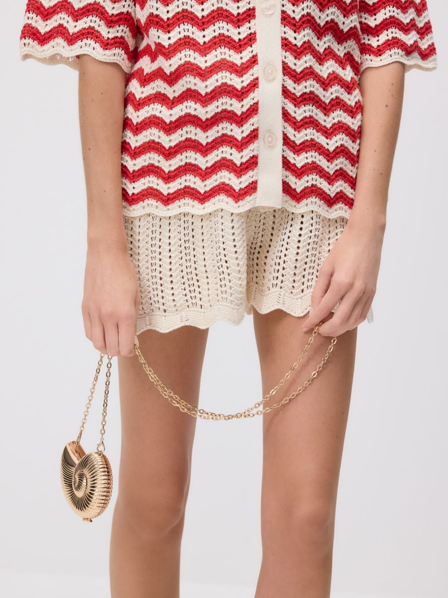 LADIES` HANDBAG - ΧΡΥΣΟ - RESERVED