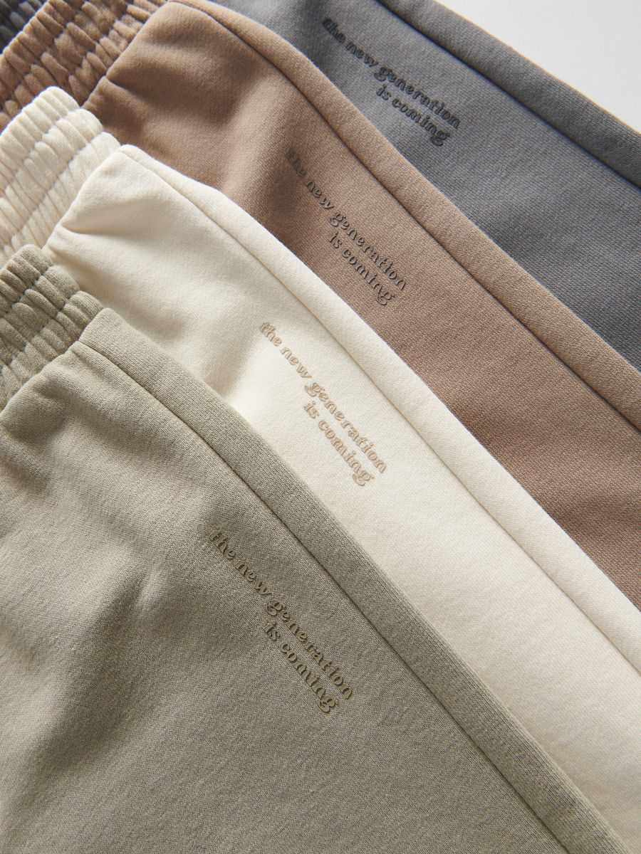 Cotton joggers - nude - RESERVED - 7