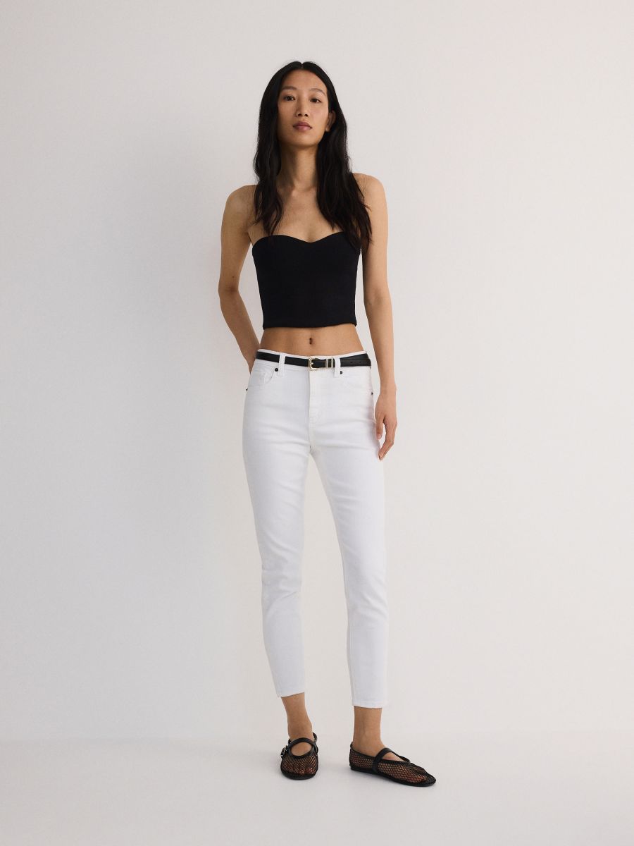 Push up jeans - white - RESERVED - 2