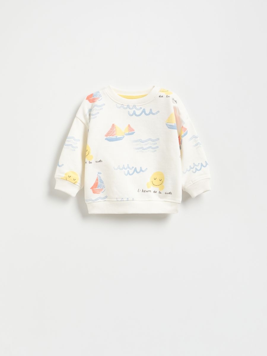 BABIES` JOGGING TOP - BEIGE - RESERVED